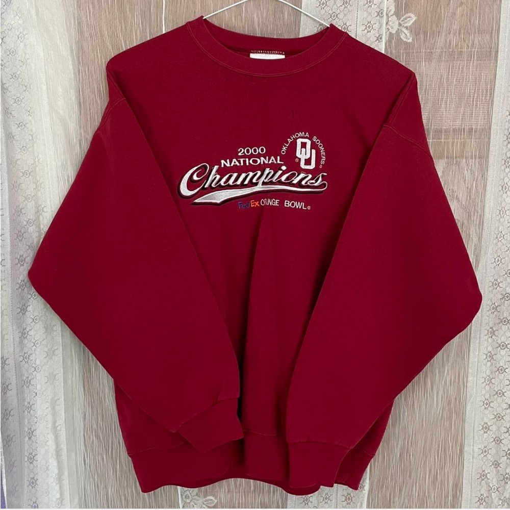 Puma Men's Red Crewneck Sweater